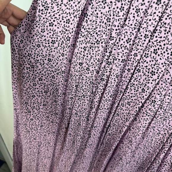 Zadig & Voltaire Pink Print Maxi Dress Size XS Flutter Sleeve Romantic - Picture 10 of 16